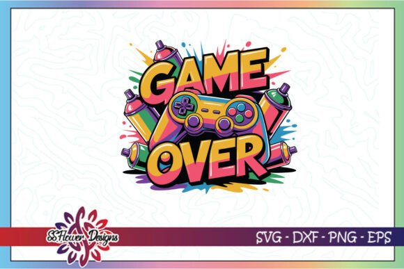 Game Over PNG Graffiti Controller Design