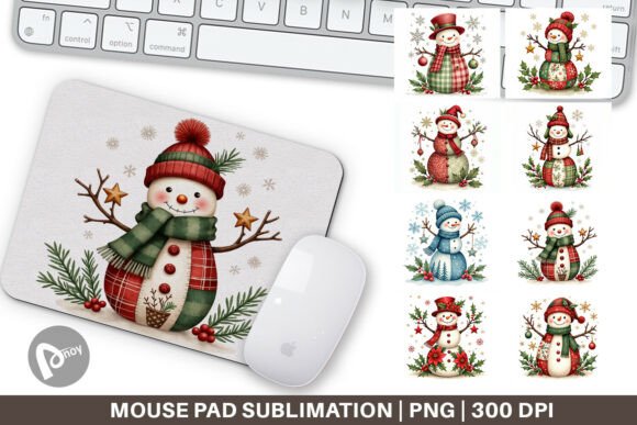 Why a Charming Patchwork Snowman Mouse Pad Can Refresh Your Desk Setup and Your Mood